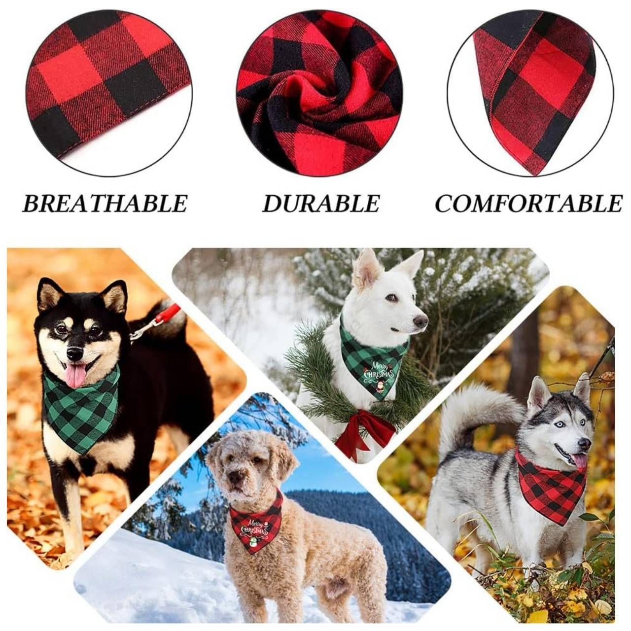 Bandana, božićni šal za pse - Image 3