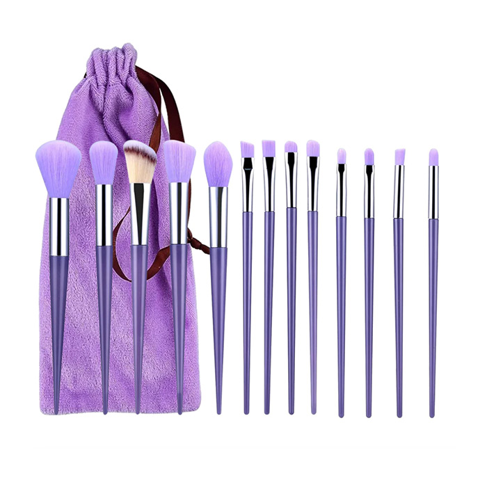 BrushSet, 13-dijelni set kistova za šminkanje s torbicom za nošenje