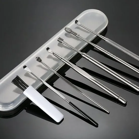 EarCleaningKit, 7-dijelni set s dodacima za sigurno čišćenje ušiju
