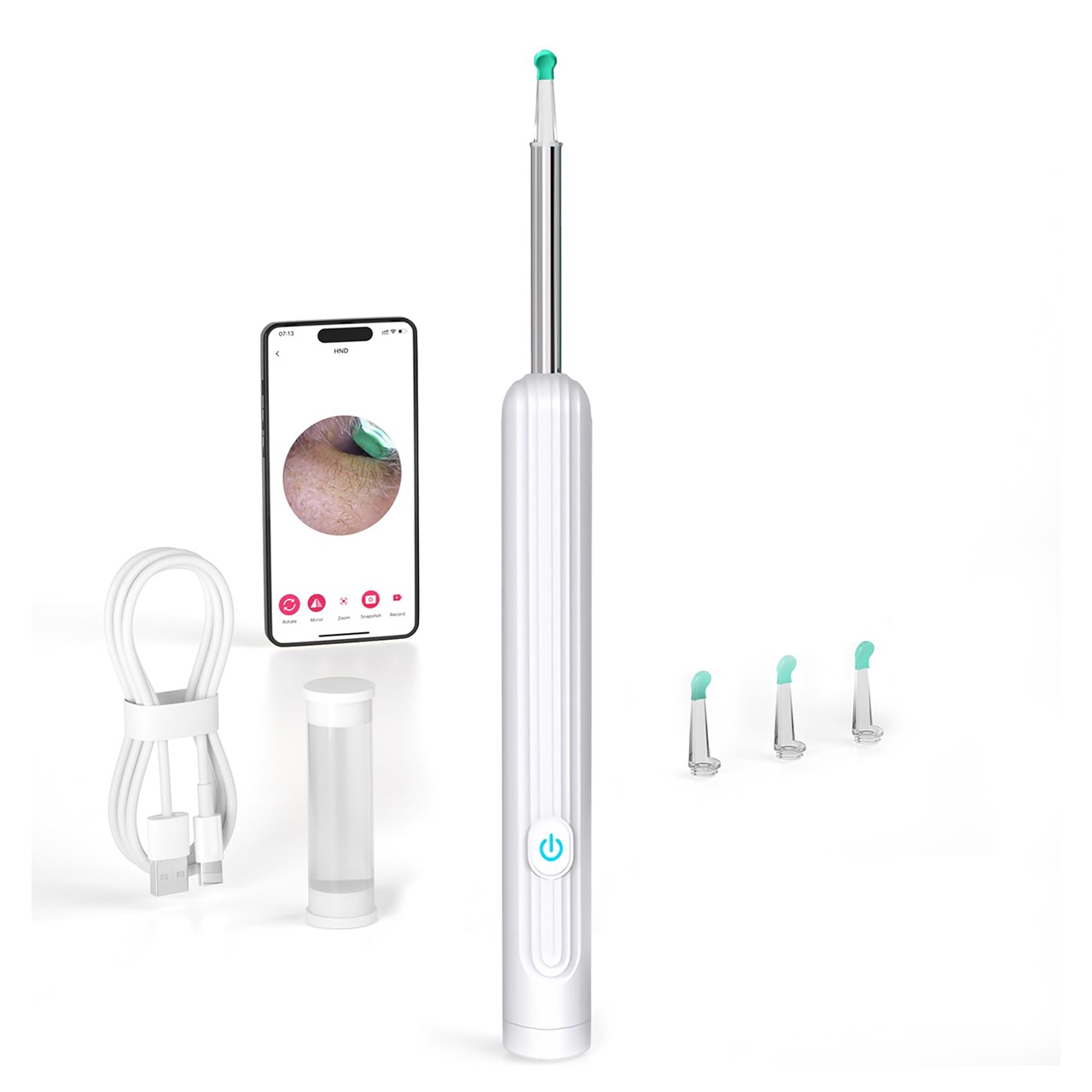 EarStick, pomoćno sredstvo za čišćenje ušnog voska s kamerom