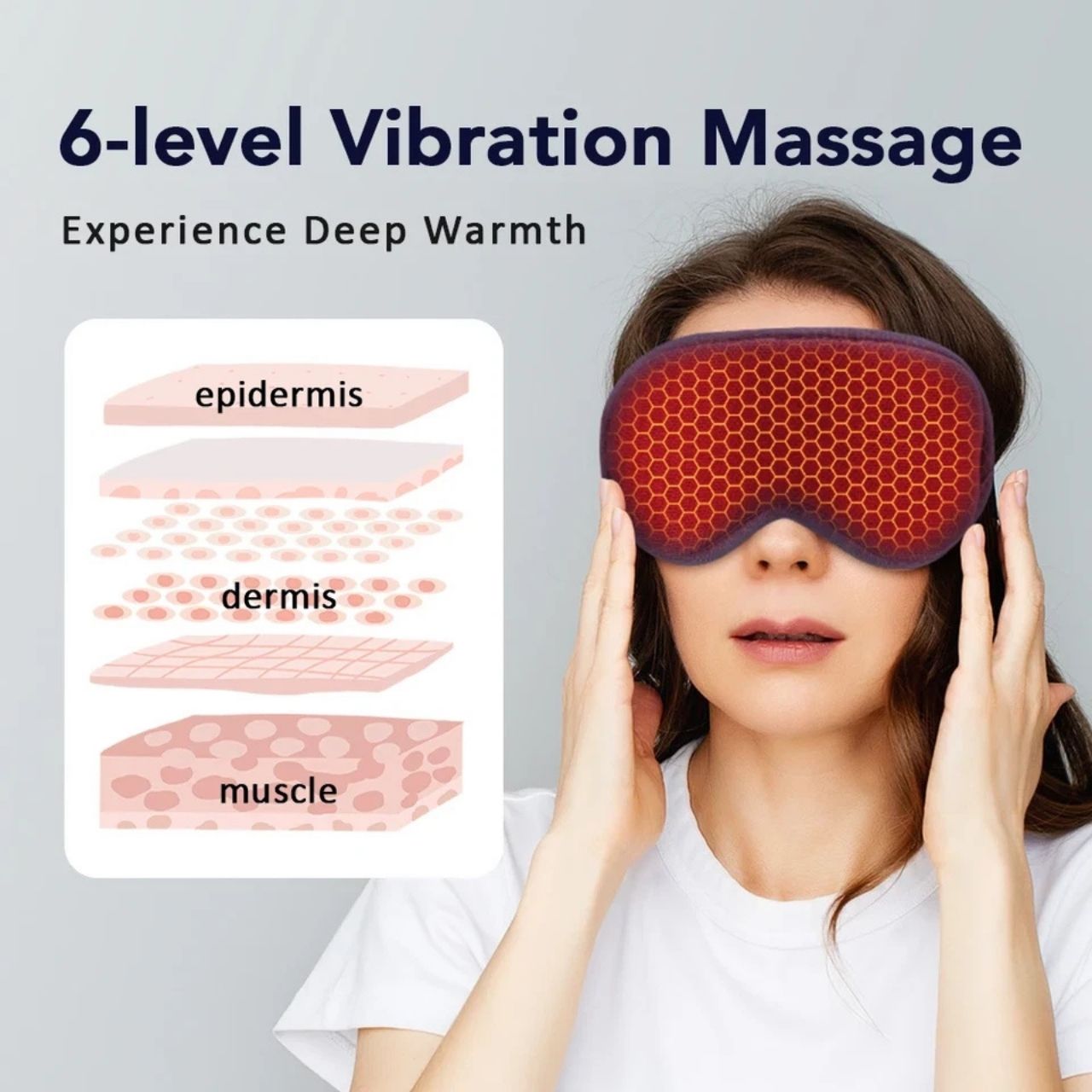 EyeMask, grijana masažna maska za oči - Image 4