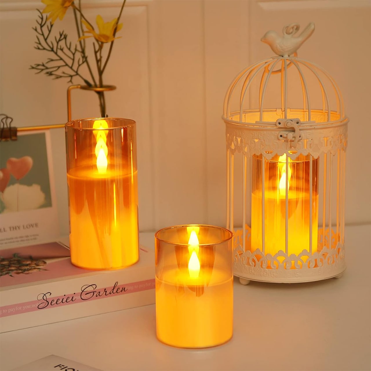 FlickCandles, set elegantnih dekorativnih svijeća (3 komada)
