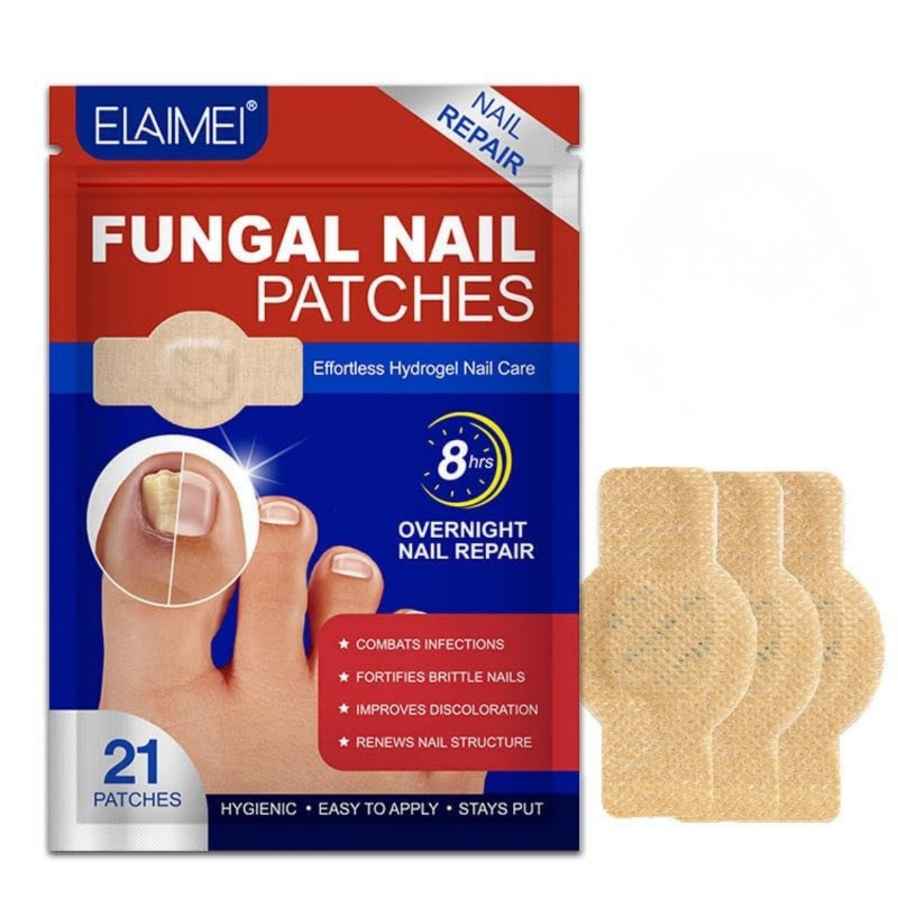 FungalPatches, kozmetički flasteri za njegu noktiju (21 kom.) - Image 2
