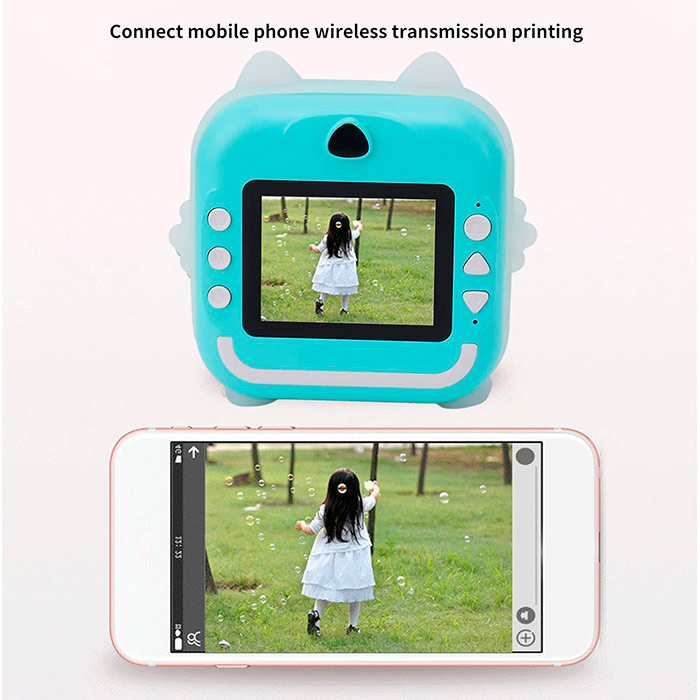 JumboPrintBundle – fotoaparat s ispisom + 7 rola papira i Micro SD kartica - Image 5