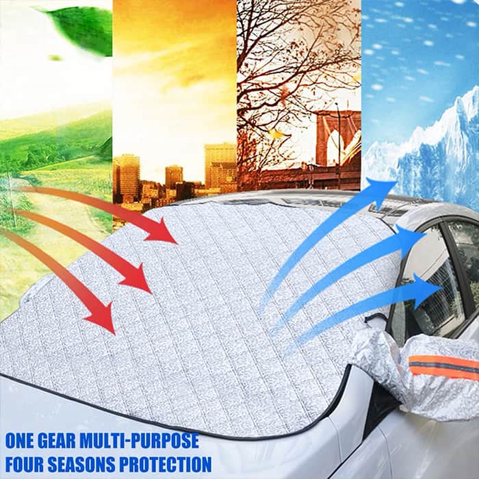 MagneticCarCover, zaštitni poklopac za vjetrobransko staklo s ugrađenim magnetima