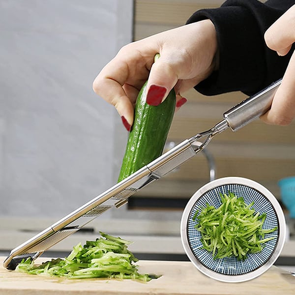 MultiSlicer, višenamjenski rezač povrća s ergonomskim držačem protiv klizanja i 3 različite oštrice - Image 10