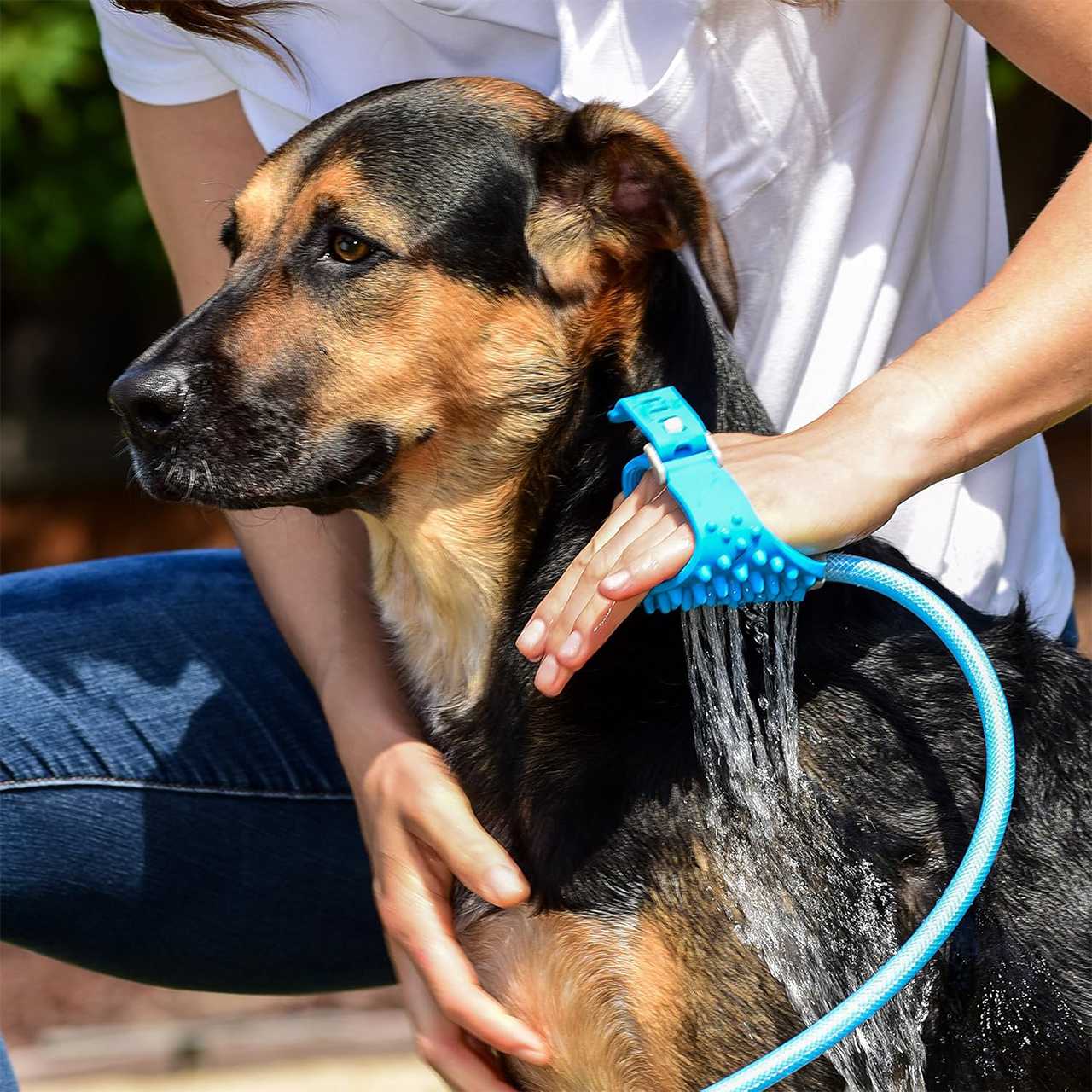 PawBath, višenamjenska masažna četka za kupanje kućnih ljubimaca - Image 2