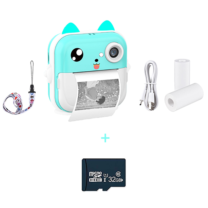 PrintBundle – fotoaparat s ispisom + 2 role papira i Micro SD kartica