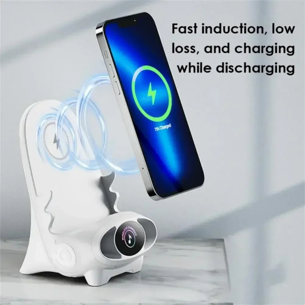 WirelessCharger, bežični brzi punjač i držač za telefon u jednom